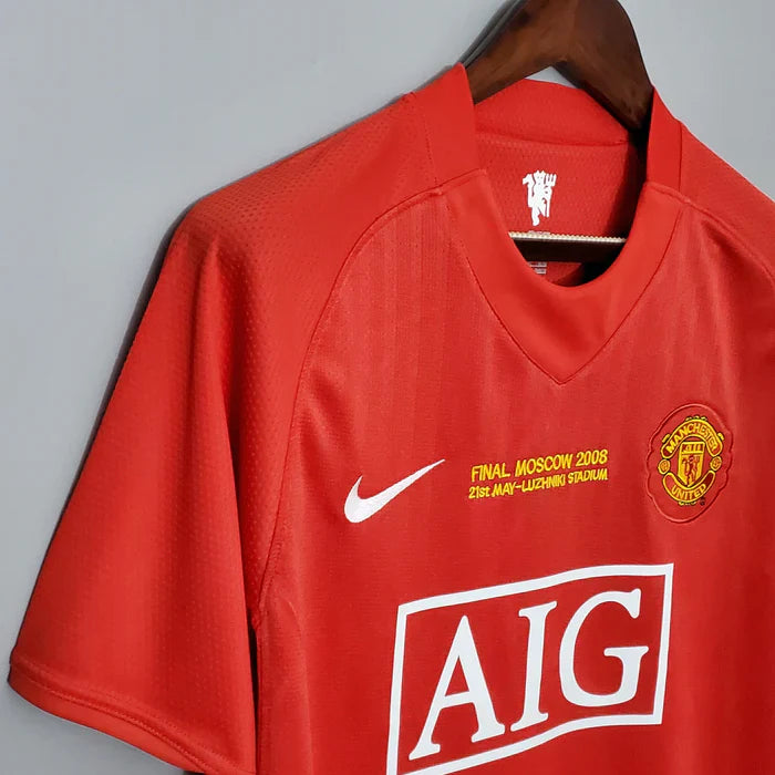 Camisa Manchester United Titular Retro 2007/08 - Nike Torcedor Masculina