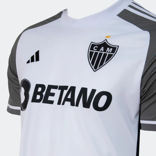 Camisa Atletico Mineiro II Reserva 23/24 - Adidas Torcedor Masculina - Branca com preto