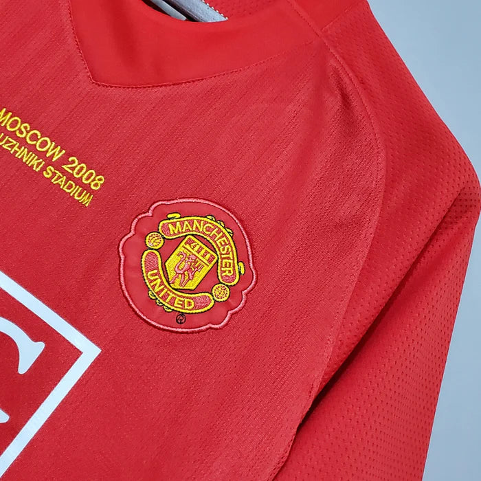 Camisa Manchester United Titular Retro 2007/08 - Nike Torcedor Masculina