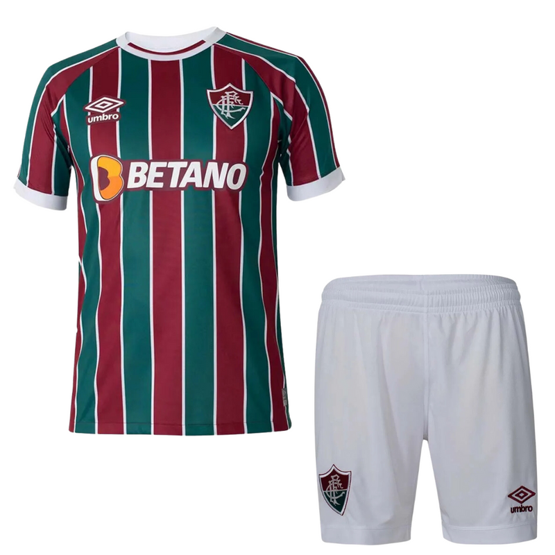 Kit Infantil Fluminense I Titular 23/24 - Umbro Torcedor