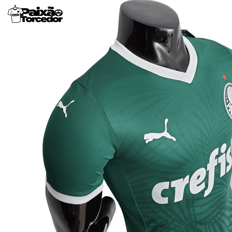 Camisa Palmeiras I 21/22 - Puma Versão Jogador Masculina - Tricolor