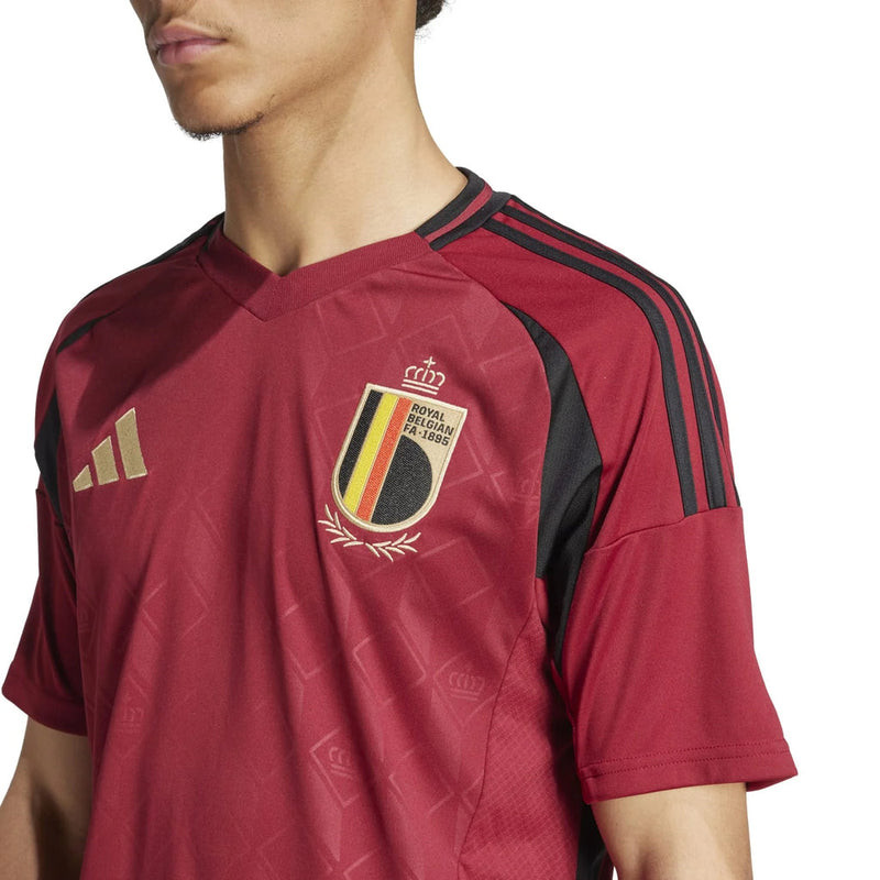 Camisa Bélgica Adidas Home Masculina Torcedor 24/25