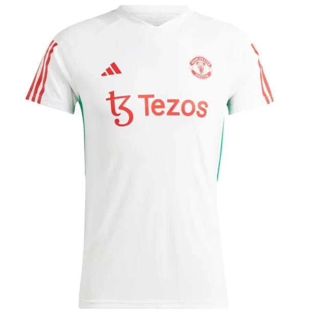 Camisa Manchester United Treino Branca 23/24 - Adidas Torcedor Masculina