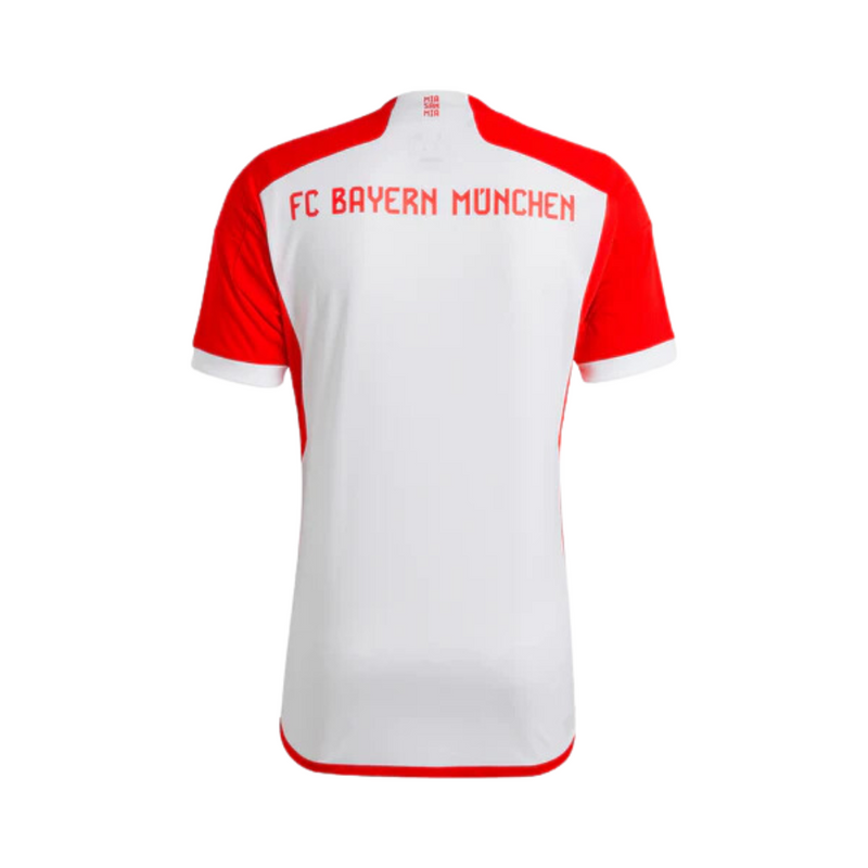 Camisa Bayer de Munchen 23/24 - Adidas Torcedor Masculina - Branco e Vermelho