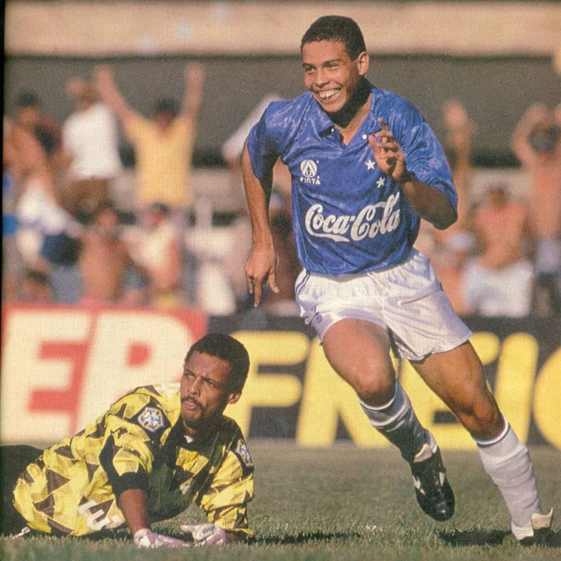 Camisa Cruzeiro Retro 1994  Finta Coca-Cola