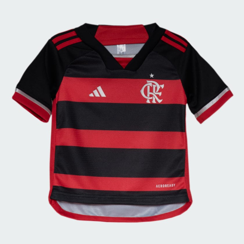 Conjunto Infantil Flamengo I 24/25- Vermelho e Preto