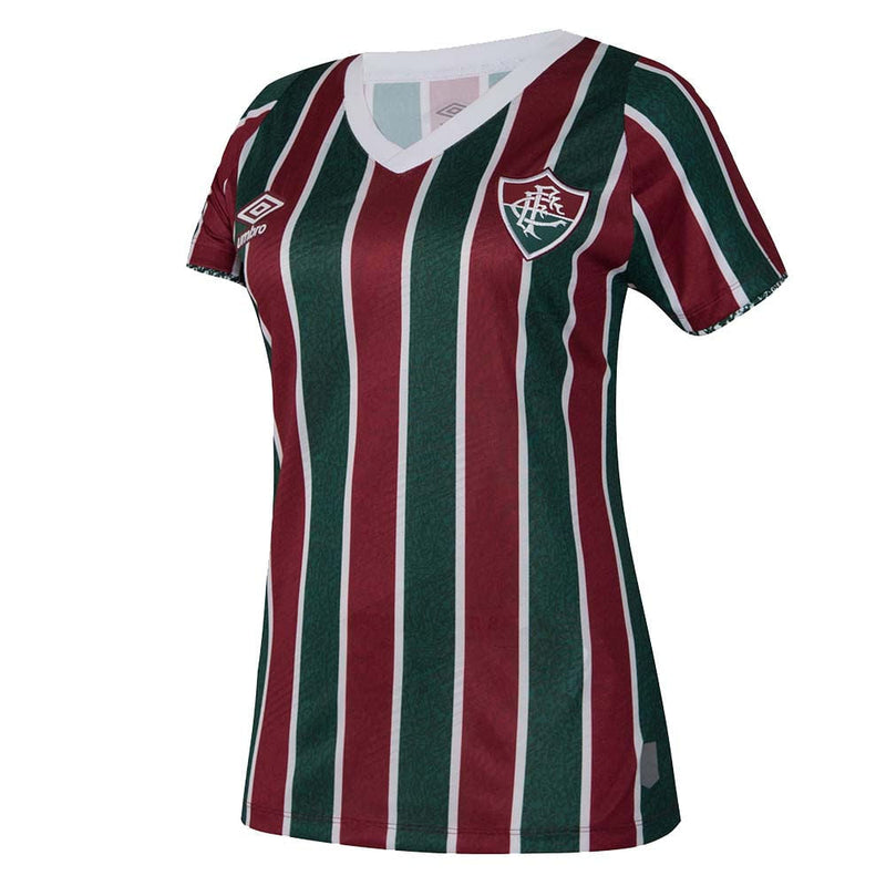 Camisa Fluminense I 24/25 Torcedor Umbro Feminino - Verde e Vinho